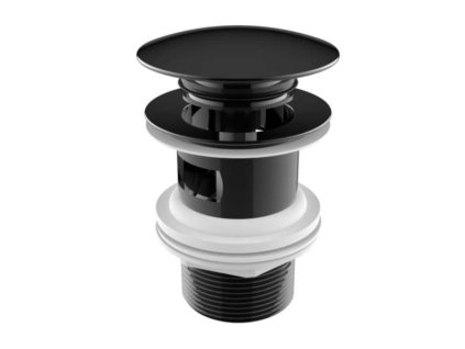 Roca Aqua Umývadlový výpust Click-Clack, titanium black A5054015CN