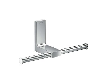 Axor Universal Rectangular Držiak toaletného papiera dvojitý, chróm 42657000-AX