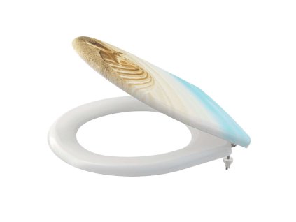 Alcadrain WC dosky WC doska, Softclose, biela/mušľa A604 SHELL