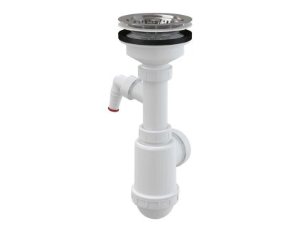 Alcadrain Sifóny Drezový sifón, s prípojkou, plast A446P-DN50/40