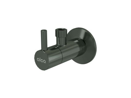 Alcadrain Ventily Rohový ventil s filtrom, lesklý gun metal ARV001-GM-P