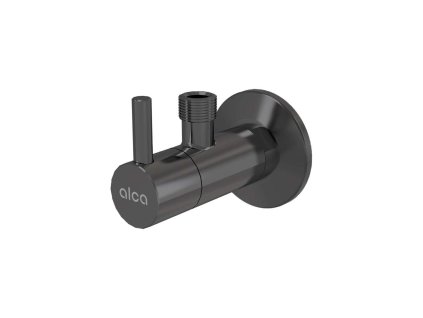 Alcadrain Ventily Rohový ventil s filtrom, matný kefovaný gun metal ARV001-GM-B