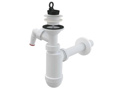 Alcadrain Sifóny Umývadlový sifón, s prípojkou, biela A420P