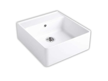 Villeroy & Boch Drezy Keramický drez 63x60 cm, CeramicPlus, Snow White 632061KG