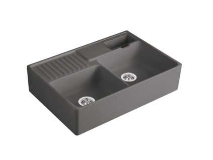 Villeroy & Boch Drezy Keramický drez 90x63 cm, CeramicPlus, grafit 632391i4
