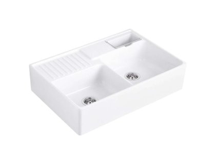 Villeroy & Boch Drezy Keramický drez 90x63 cm, CeramicPlus, Snow White 632391KG