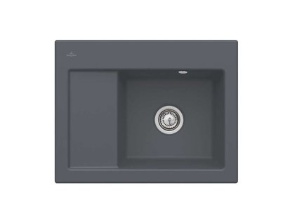Villeroy & Boch Subway 45 Keramický drez 65x51 cm, CeramicPlus, grafit 331301i4
