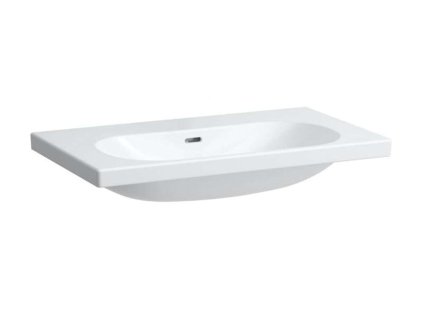 Laufen Lua Umývadlo nábytkové 80x46 cm, s prepadom, bez otvoru na batériu, LCC, biela H8160874001091