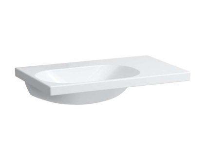 Laufen Lua Umývadlo nábytkové 75x46 cm, bez prepadu, bez otvoru na batériu, LCC, biela H8170864001121
