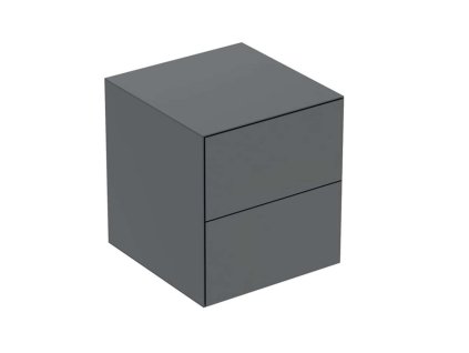 Geberit ONE Bočná skrinka 45x49x47 cm, 2 zásuvky, lávová 505.077.00.3
