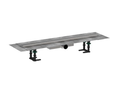 Hansgrohe RainDrain Compact Sprchový žľab 70 cm, s roštom, kefovaná nerezová oceľ 56164800-HG