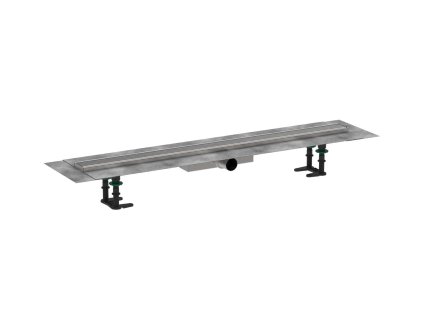 Hansgrohe RainDrain Compact Sprchový žľab 90 cm, s roštom, kefovaná nerezová oceľ 56168800-HG