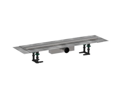 Hansgrohe RainDrain Compact Sprchový žľab 80 cm, s roštom, kefovaná nerezová oceľ 56178800-HG