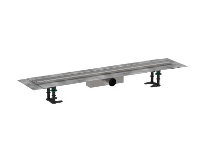 Hansgrohe RainDrain Compact Sprchový žľab 90 cm, s roštom, kefovaná nerezová oceľ 56180800-HG