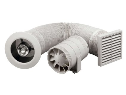 Zehnder Silent Súprava na odvetrávanie s potrubným ventilátorom, 100 mm ZSR100LTSK