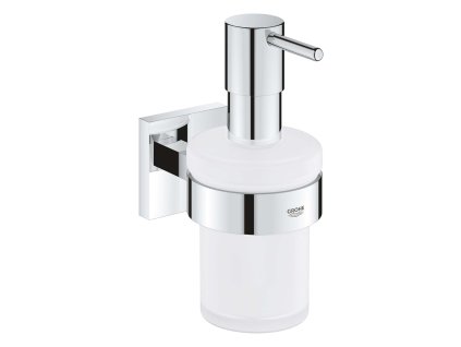 Grohe QuickFix Start Cube Dávkovač mydla s držiakom, sklo/chróm 41098000-GR