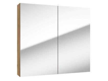 kielle Vega Zrkadlová skrinka, 80x73x15 cm, zlatý dub 50118801