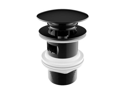 Jika Mio Style Umývadlová výpusť, Click-Clack, matná čierna H3702F97161031