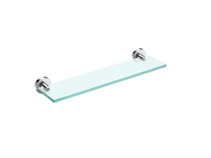 Jika Mio Style Polička, dĺžka 40 cm, matné sklo/chróm H3852F10040001
