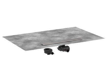 Hansgrohe RainDrain Allround Sprchový žľab 70 cm, s roštom, kefovaná nerezová oceľ 56186800-HG