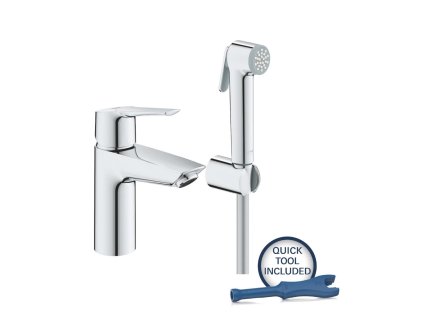 Grohe QuickFix Start Umývadlová batéria s bidetovou spŕškou, chróm 23123003-GR