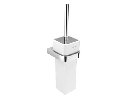 Nimco Nikau WC kefa nástenná s držiakom, biela/chróm NK 30094K-26