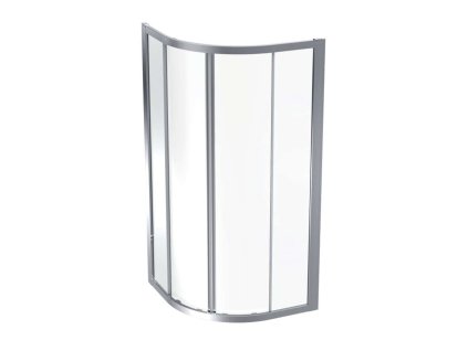 Geberit GEO Sprchový kút 90x90 cm, strieborná/číre sklo 560.121.00.2