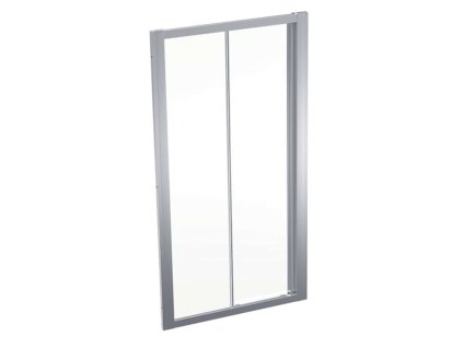 Geberit GEO Sprchové dvere 100x190 cm, strieborná/číre sklo 560.133.00.2