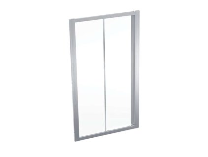 Geberit GEO Sprchové dvere 110x190 cm, strieborná/číre sklo 560.143.00.2