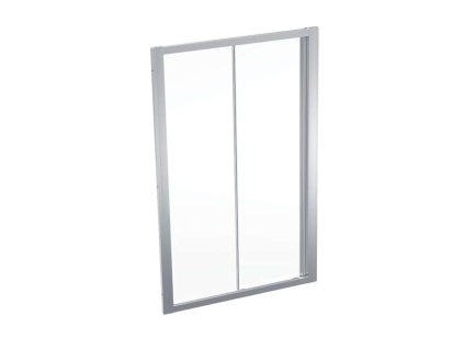 Geberit GEO Sprchové dvere 120x190 cm, strieborná/číre sklo 560.153.00.2