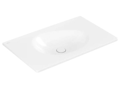 Villeroy & Boch Antao Umývadlo nábytkové 80x50 cm, bez prepadu, bez otvoru na batériu, CeramicPlus, alpská biela 4A7583R1