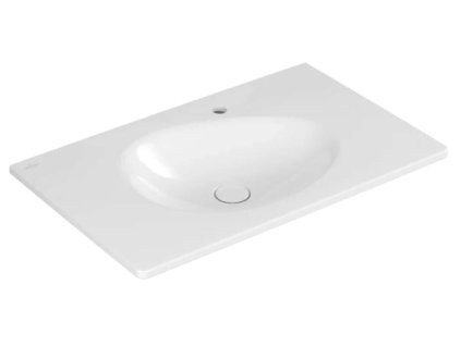 Villeroy & Boch Antao Umývadlo nábytkové 80x50 cm, s prepadom, otvor na batériu, CeramicPlus, ViFlow, alpská biela 4A7584R1