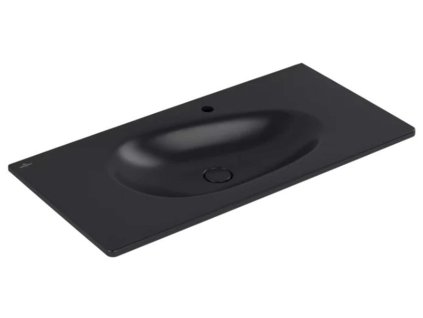 Villeroy & Boch Antao Umývadlo nábytkové 100x50 cm, bez prepadu, otvor na batériu, CeramicPlus, Pure Black 4A76A2R7