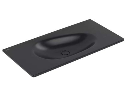 Villeroy & Boch Antao Umývadlo nábytkové 100x50 cm, bez prepadu, bez otvoru na batériu, CeramicPlus, Pure Black 4A76A3R7