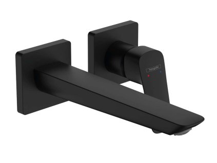 Hansgrohe Logis Umývadlová batéria pod omietku, s výpusťou, 2-otvorová inštalácia, EcoSmart, matná čierna 71256670-HG