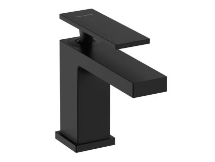 Hansgrohe Tecturis E Umývadlová batéria s výpusťou, CoolStart, EcoSmart, matná čierna 73002670-HG