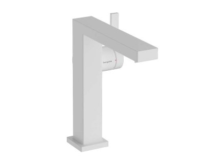 Hansgrohe Tecturis E Umývadlová batéria s výpusťou Push-Open, CoolStart, EcoSmart, matná biela 73040700-HG