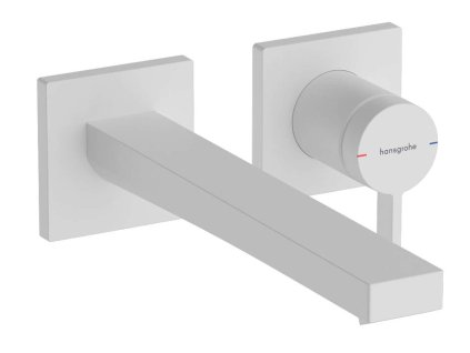 Hansgrohe Tecturis E Umývadlová batéria pod omietku, s výpusťou, 2-otvorová inštalácia, EcoSmart, matná biela 73051700-HG