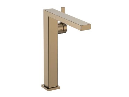 Hansgrohe Tecturis E Umývadlová batéria s výpusťou Push-Open, CoolStart, EcoSmart, kefovaný bronz 73070140-HG