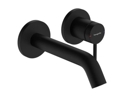 Hansgrohe Tecturis S Umývadlová batéria pod omietku, s výpusťou, 2-otvorová inštalácia, EcoSmart, matná čierna 73350670-HG