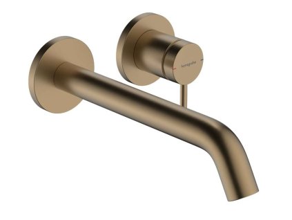 Hansgrohe Tecturis S Umývadlová batéria pod omietku, s výpusťou, 2-otvorová inštalácia, EcoSmart, kefovaný bronz 73351140-HG