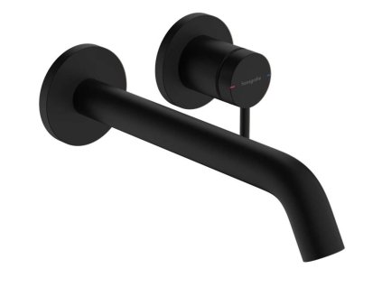 Hansgrohe Tecturis S Umývadlová batéria pod omietku, s výpusťou, 2-otvorová inštalácia, EcoSmart, matná čierna 73351670-HG