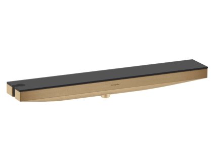 Hansgrohe Rainfinity Nástenné kolienko s držiakom a poličkou, kefovaný bronz 26843140-HG