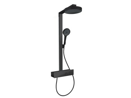 Hansgrohe Rainfinity Sprchový set s termostatom, priemer 25 cm, 3 prúdy, matná čierna 28742670-HG