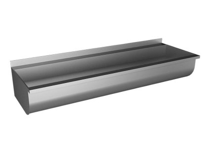Sanela Drezy z nehrdzavejúcej ocele Žľab z nehrdzavejúcej ocele zaguľatený, neopláštený, dĺžka 1250 mm, AISI 316 L SLUN 10KL