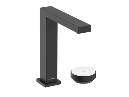 Hansgrohe Tecturis E Umývadlová batéria s výpusťou, 2-otvorová inštalácia, CoolStart, EcoSmart+, matná čierna 73053670-HG