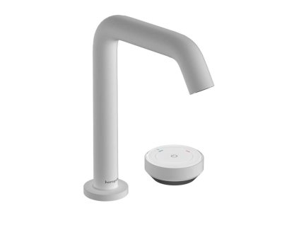 Hansgrohe Tecturis S Umývadlová batéria s výpusťou, 2-otvorová inštalácia, CoolStart, EcoSmart+, matná biela 73353700-HG