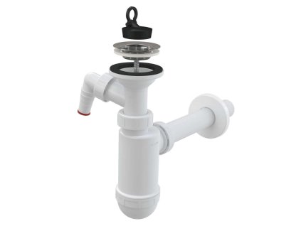 Alcadrain Sifóny Umývadlový sifón s nerezovou mriežkou, s prípojkou A410P