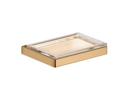 Keuco Edition 11 Mydlovnička s držiakom, číre sklo/kefovaný bronz 11155039000