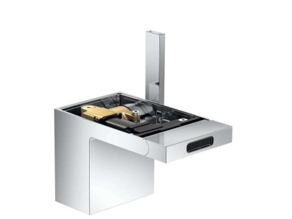 Axor MyEdition Bidetová batéria s výpusťou Push-Open, chróm/bez doštičky 47212000-AX